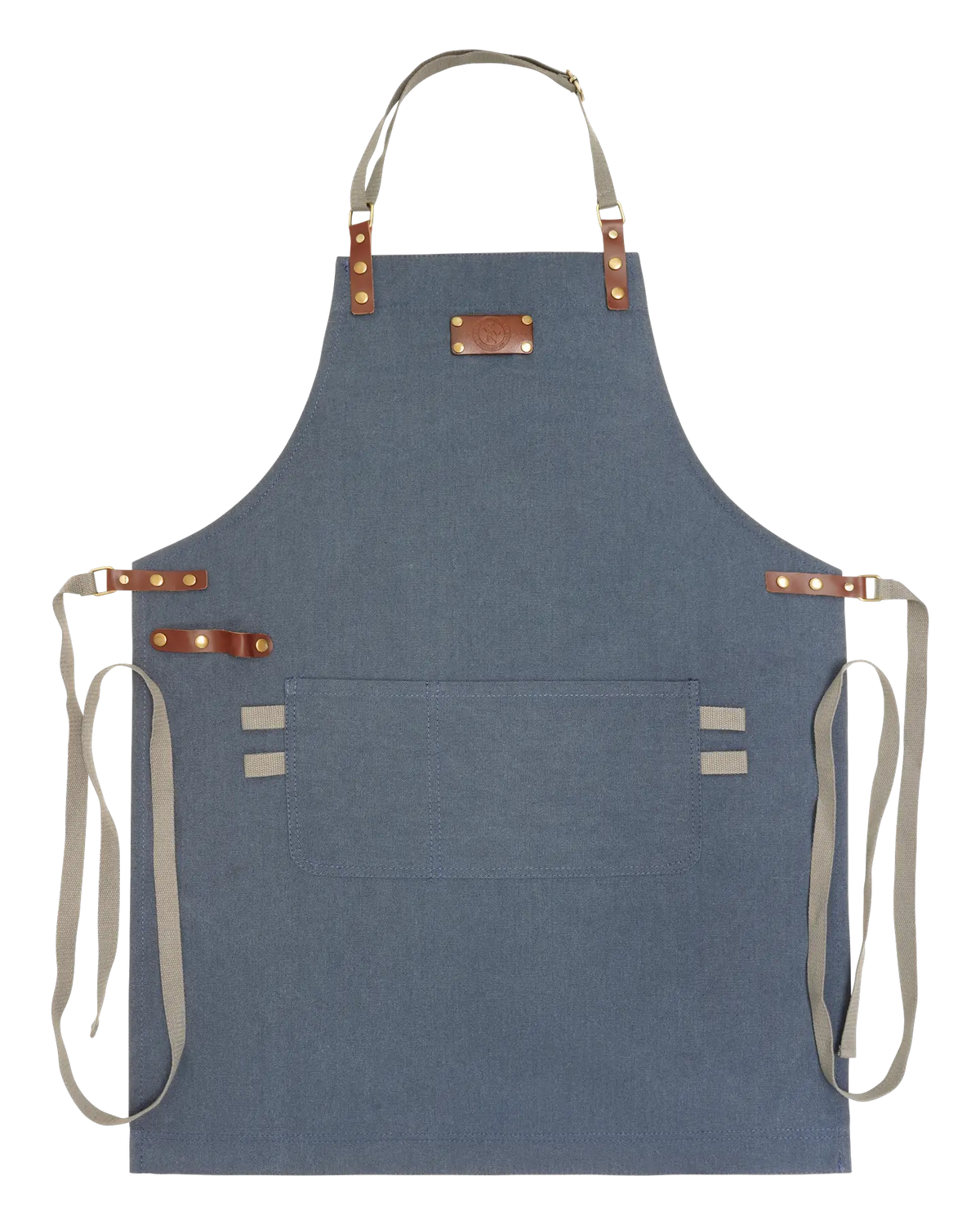 Koch- und Grillschürze aus Canvas in Blau
