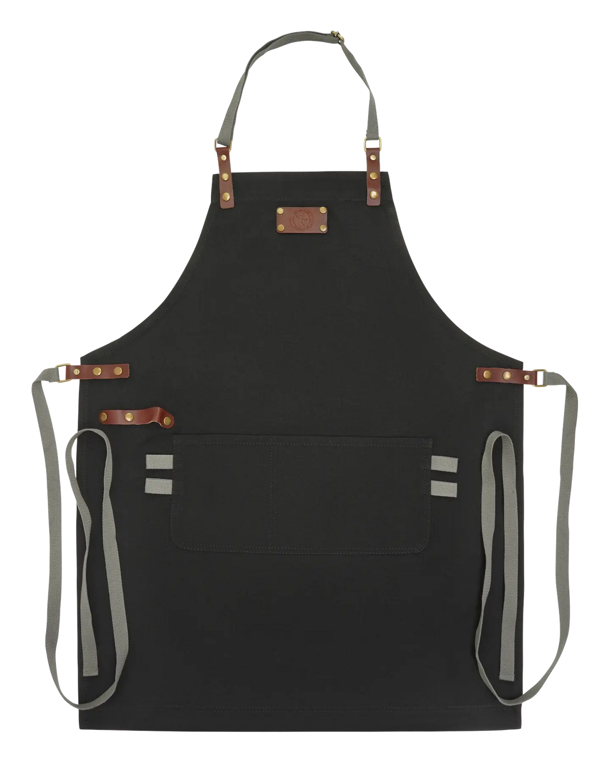 Koch- und Grillschürze aus Canvas in Schwarz